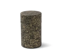 Tea Canister Black/Gold Mum