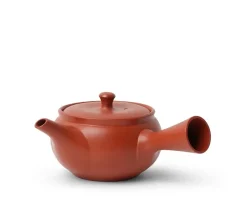 Teapot Kyu Tokoname Red/Hira Maru