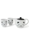 Tea Set Cat White