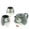Tea Set Owl Blue