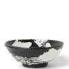 White Brush Stroke 8" Bowl