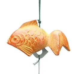 Wind Chime Goldfish Orange 1-5/8"