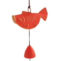 Wind Chime Goldfish Red/Gold 2-3/4"