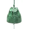 Wind Chime Owl Green 1-7/8"