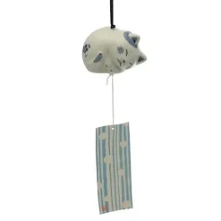 Wind Chime Sleeping Cat